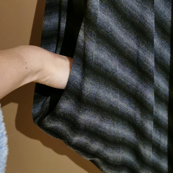 Ronan Chen size s maxi dress gray striped - Picture 12 of 13